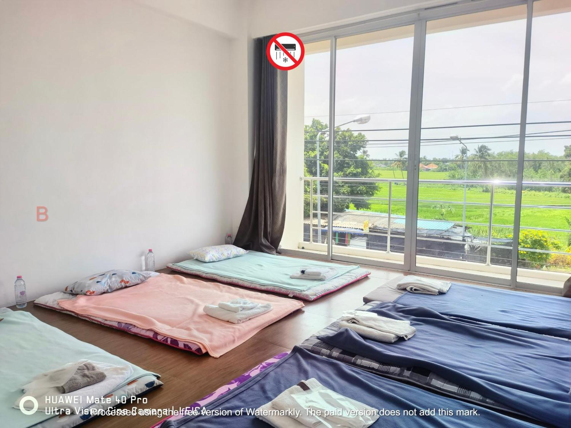 Yyk Hostel 24H Ban Khlong Krang Bagian luar foto